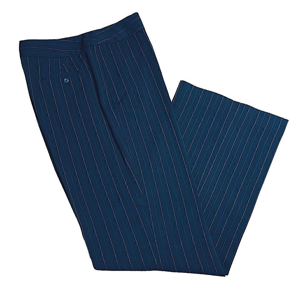 90s Rafaella Pinstripe Wide Leg, High Waist Dress Pants Trousers